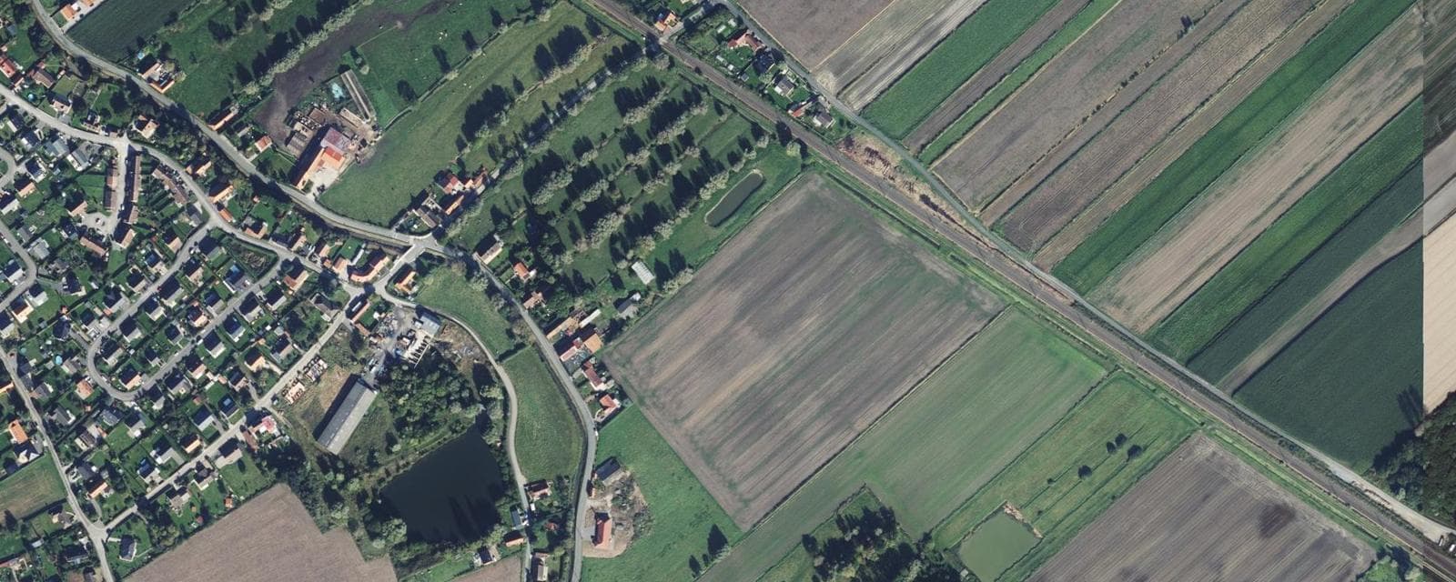 Vue aérienne de Ruminghem (Pas-de-Calais)