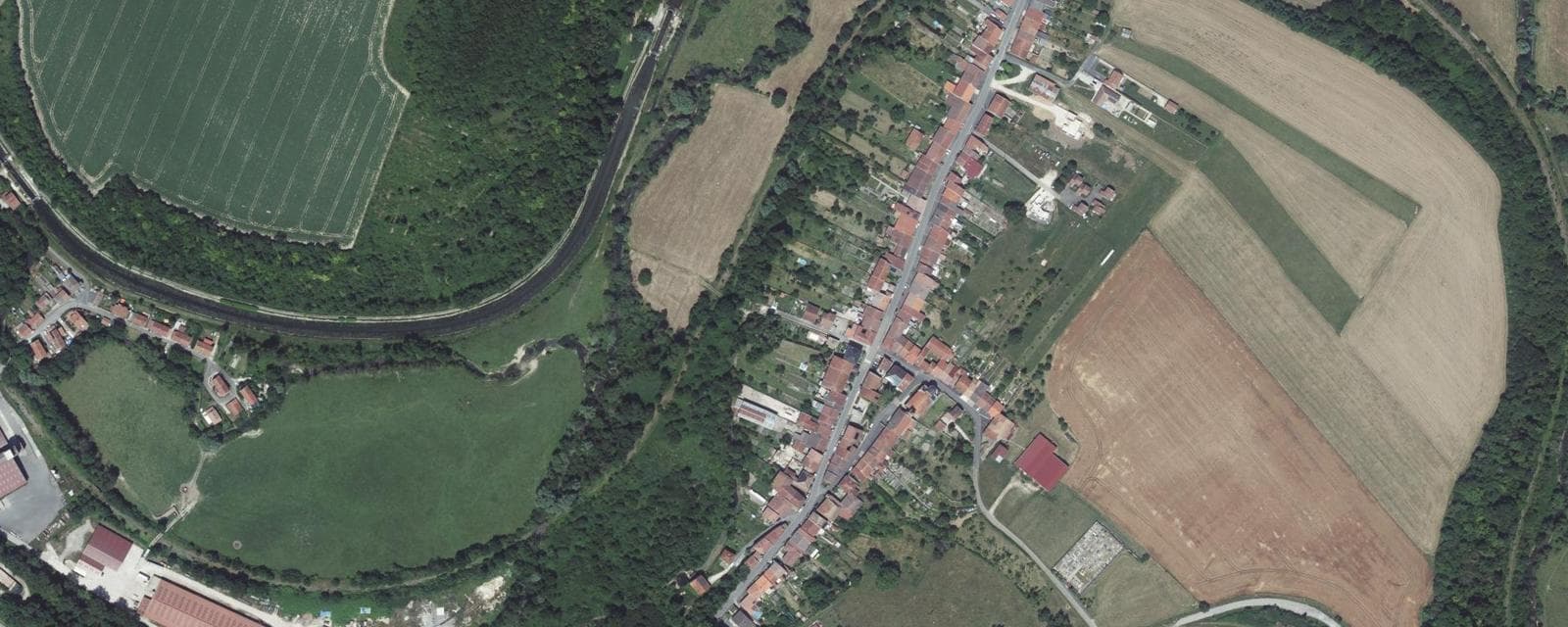Vue aérienne de Saint-Joire (Meuse)