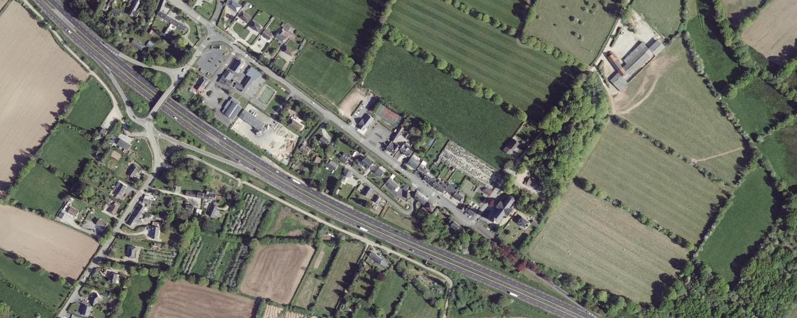 Vue aérienne de Saint-Joseph (Manche)