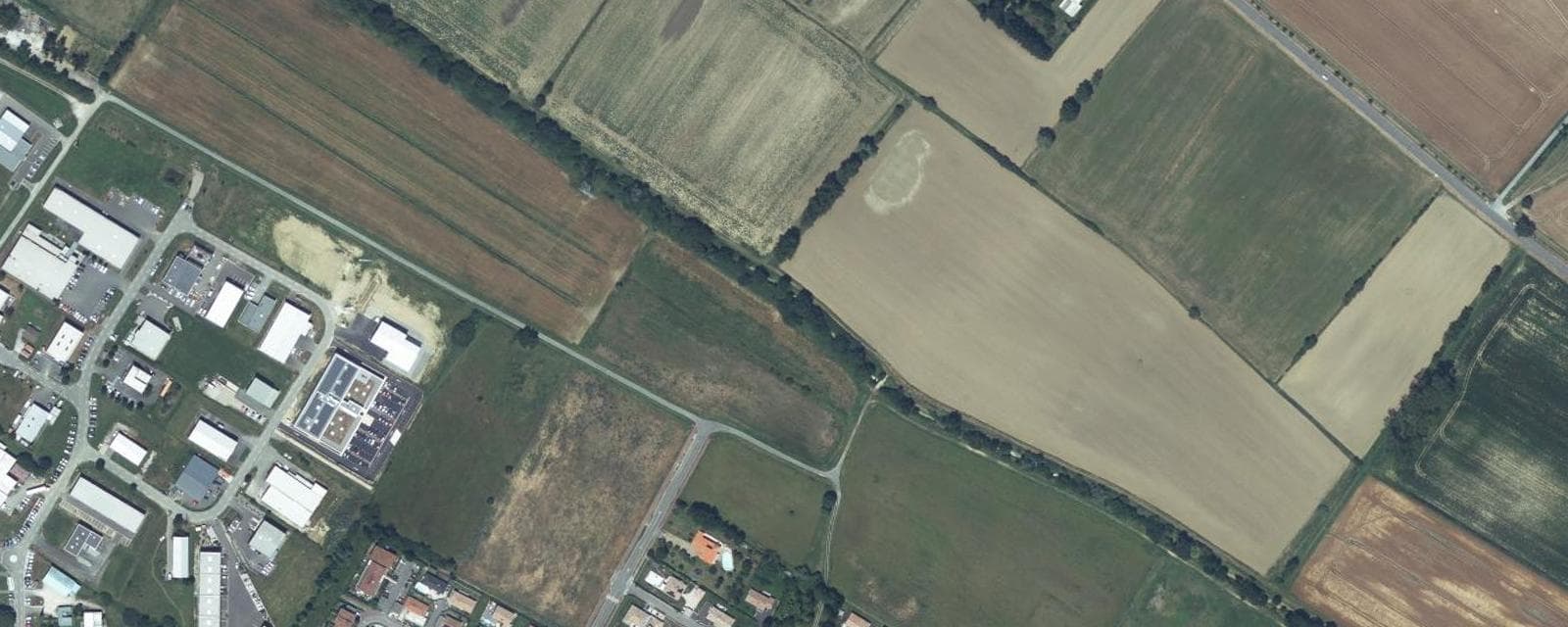 Vue aérienne de Sainte-Foy-d'Aigrefeuille (Haute-Garonne)