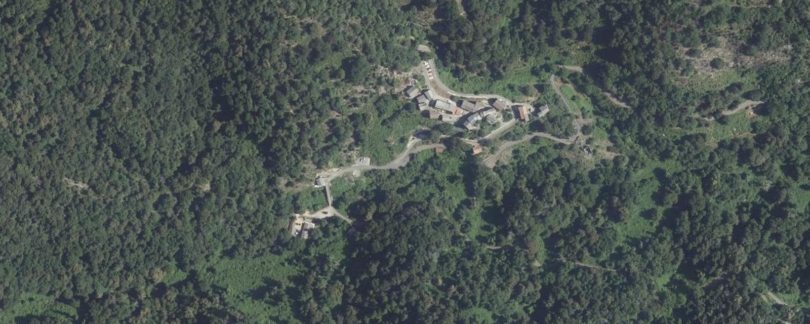 Vue aérienne de Santa-Reparata-di-Moriani (Haute-Corse)