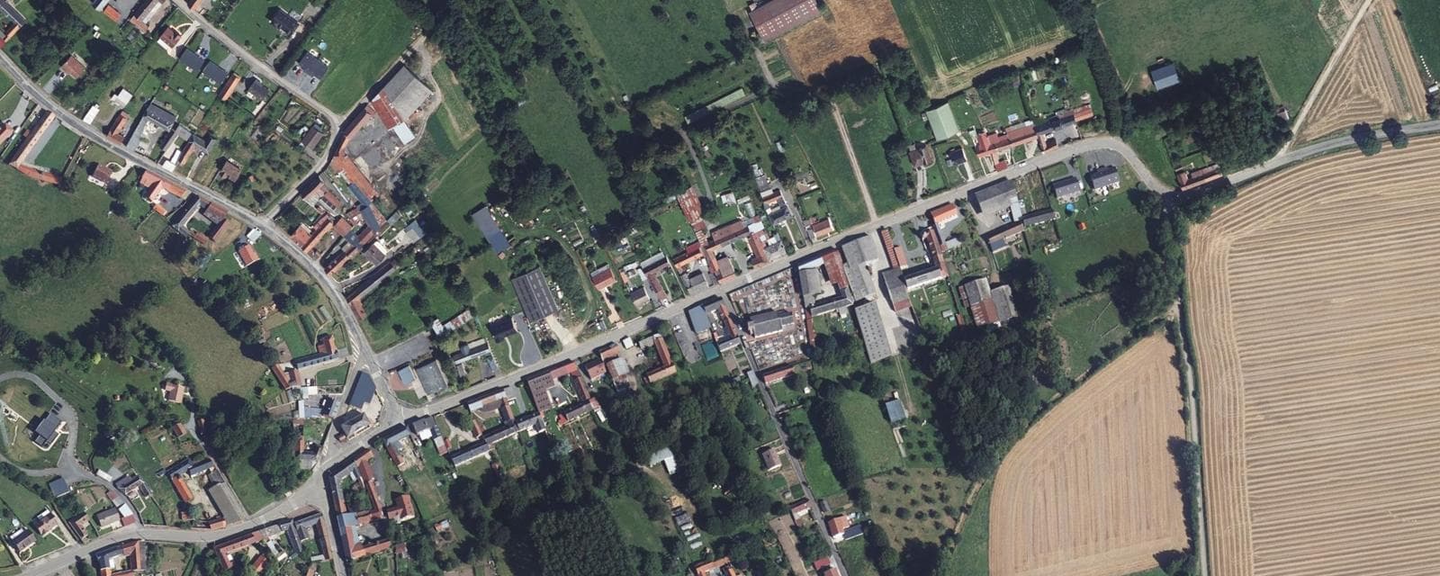 Vue aérienne de Souastre (Pas-de-Calais)