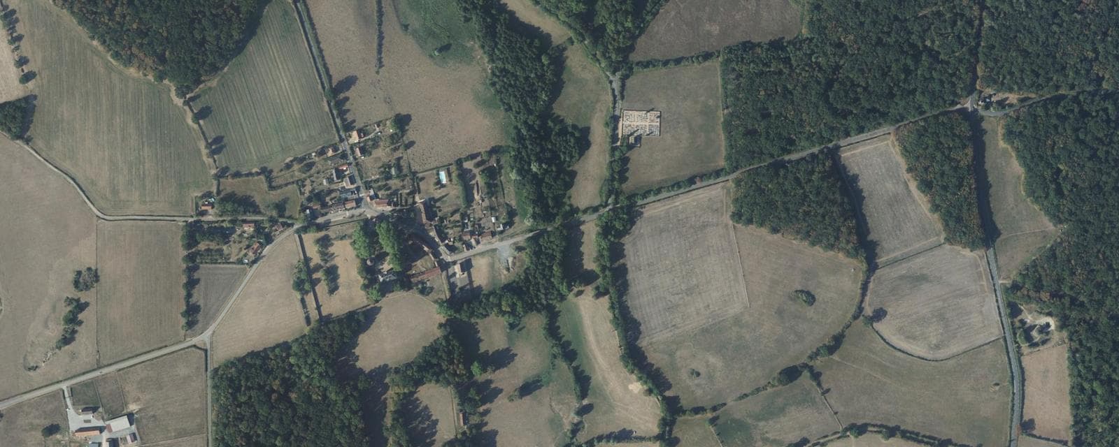 Vue aérienne de Toury-Lurcy (Nièvre)