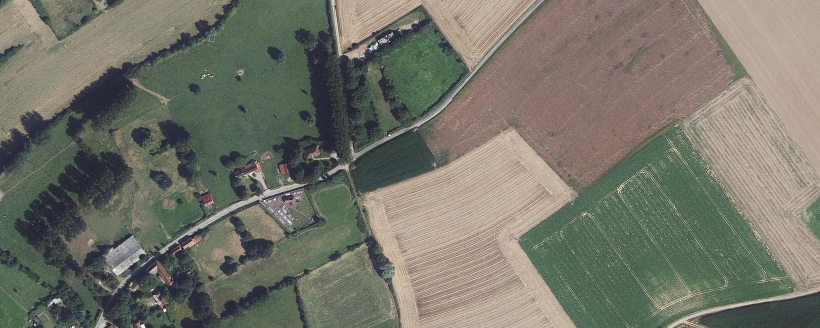 Vue aérienne de Vaulx (Pas-de-Calais)