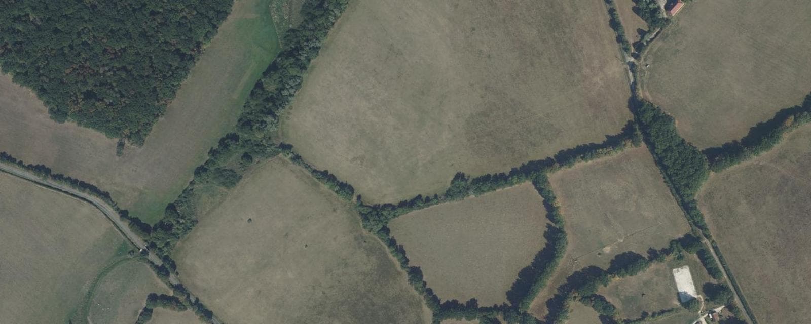 Vue aérienne de Verneuil (Cher)