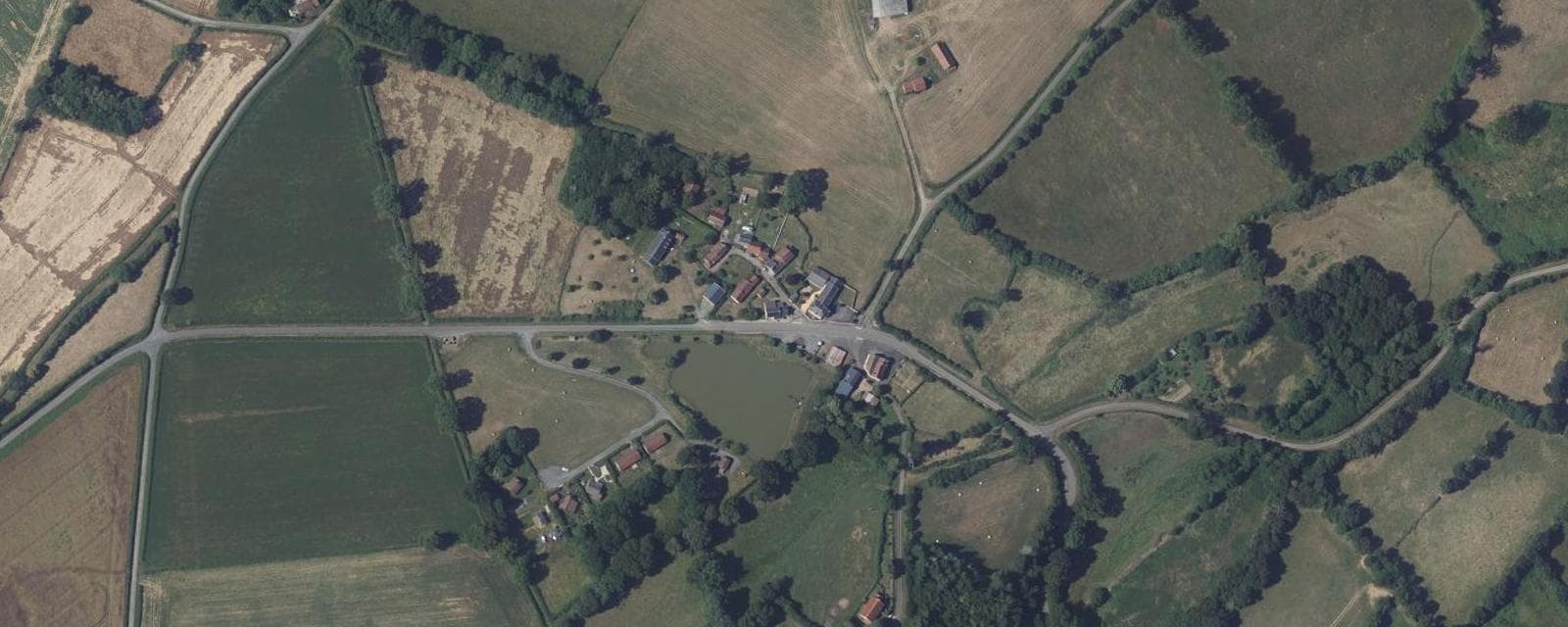 Vue aérienne de Vigoulant (Indre)