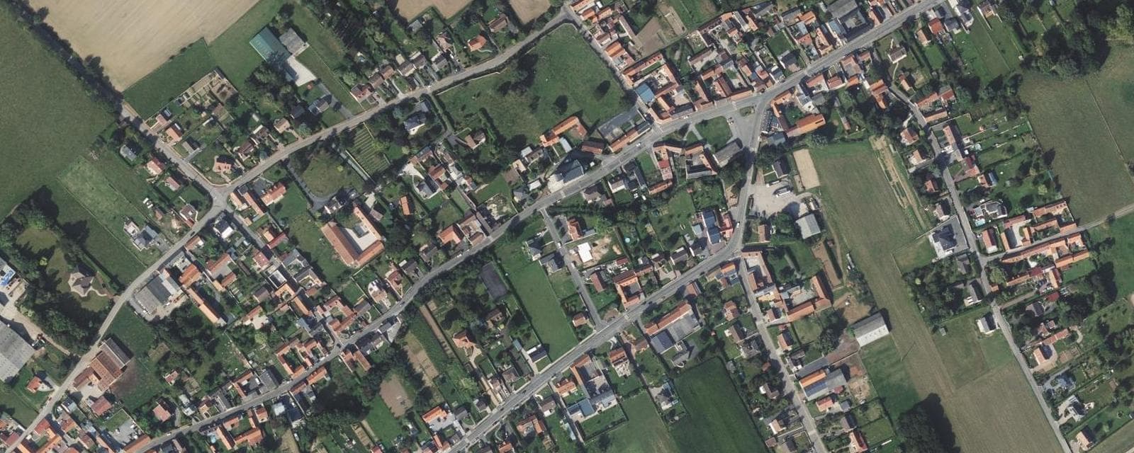 Vue aérienne de Wailly (Pas-de-Calais)