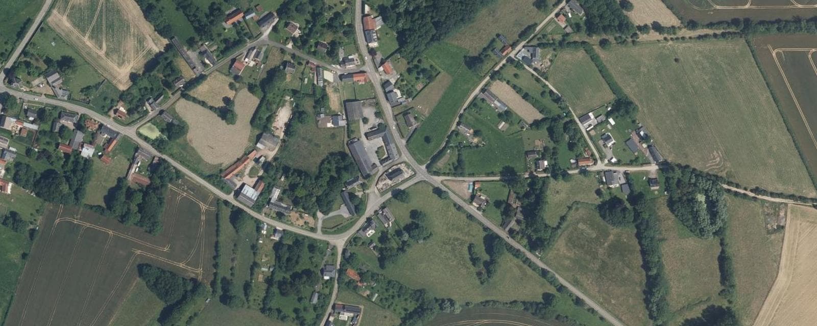 Vue aérienne de Aisonville-et-Bernoville (Aisne)