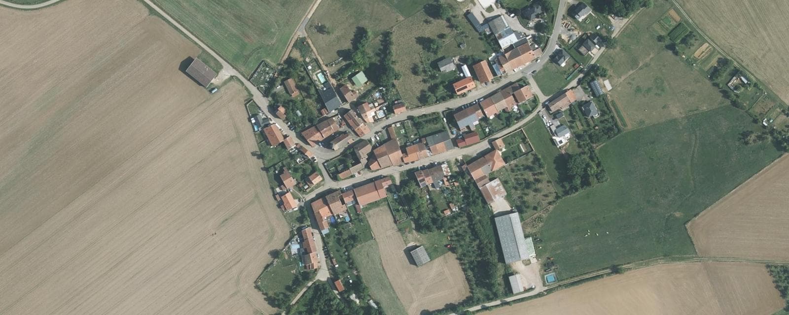 Vue aérienne de Alaincourt-la-Côte (Moselle)