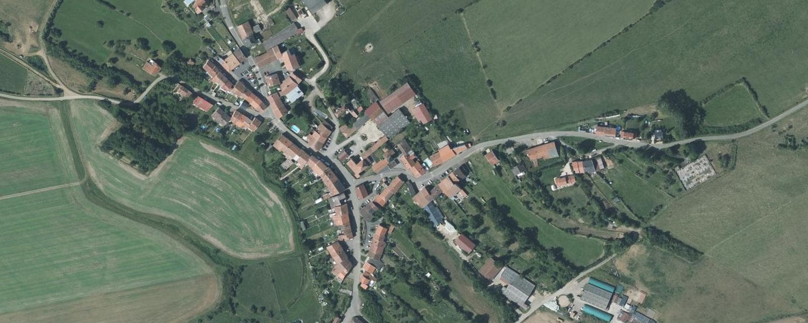 Vue aérienne de Anderny (Meurthe-et-Moselle)