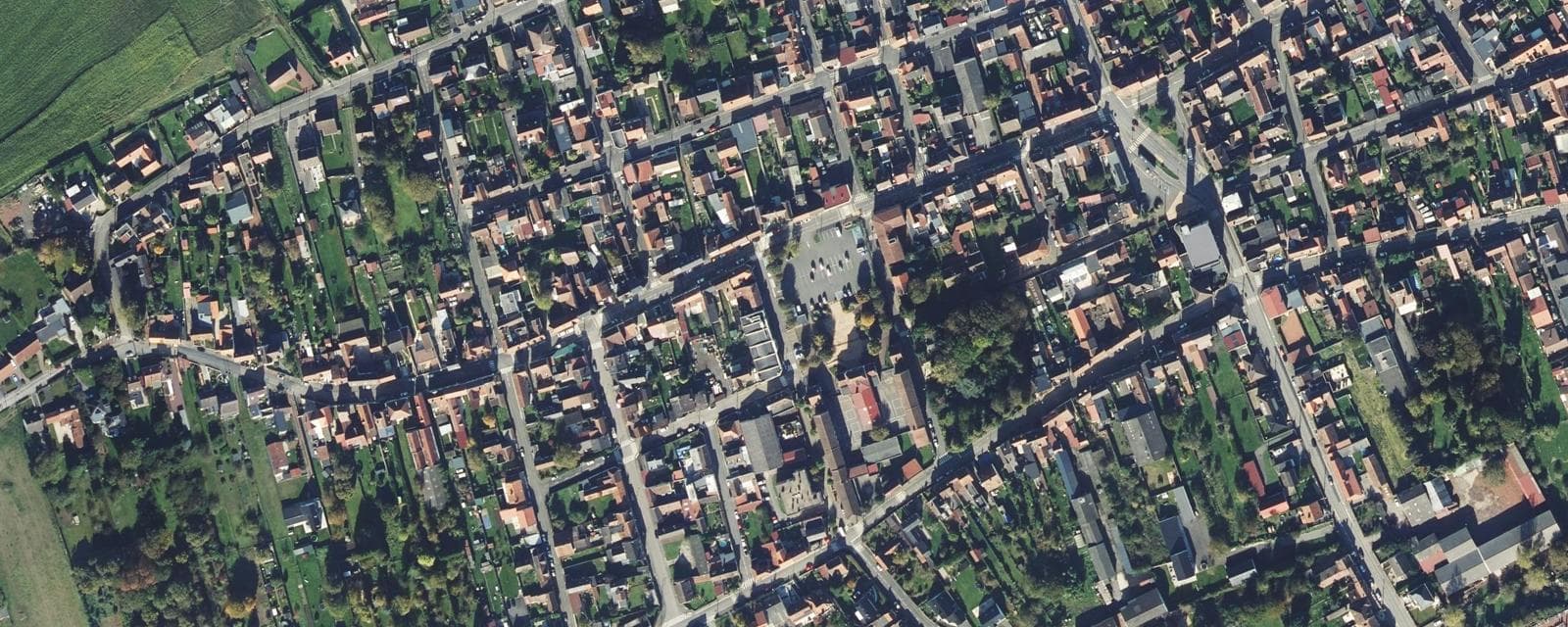 Vue aérienne de Annay (Pas-de-Calais)
