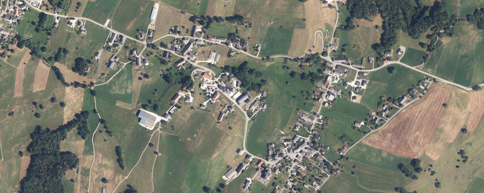 Vue aérienne de Arith (Savoie)