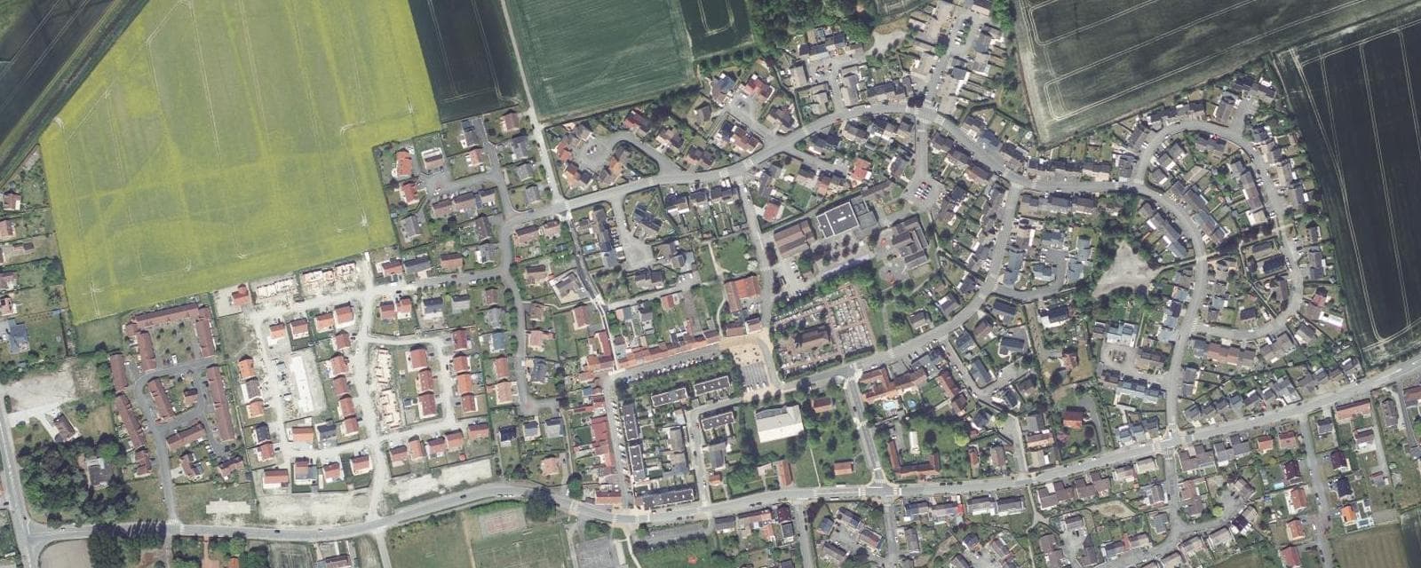 Vue aérienne de Armbouts-Cappel (Nord)