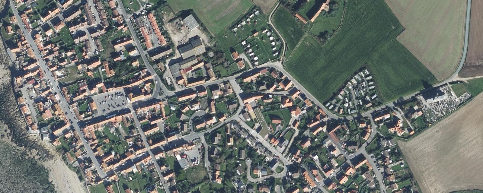 Vue aérienne de Audresselles (Pas-de-Calais)