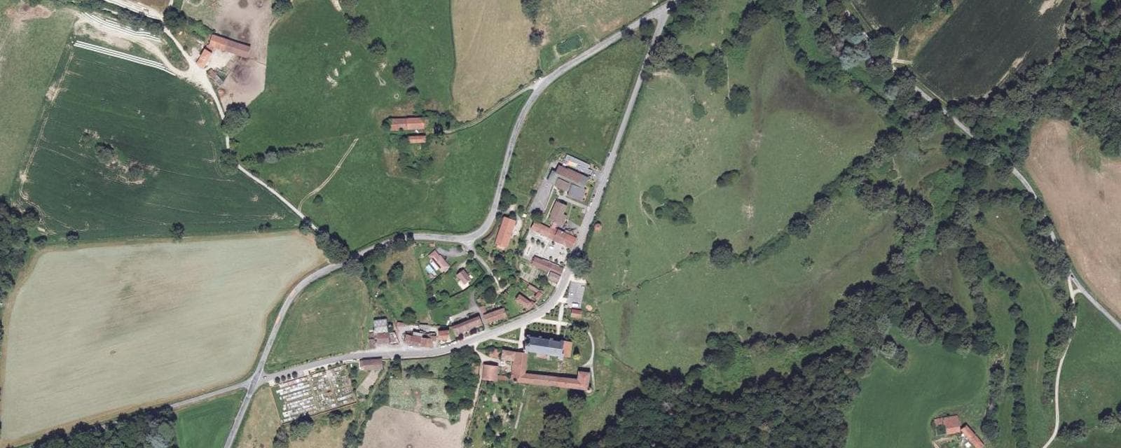 Vue aérienne de Aureil (Haute-Vienne)