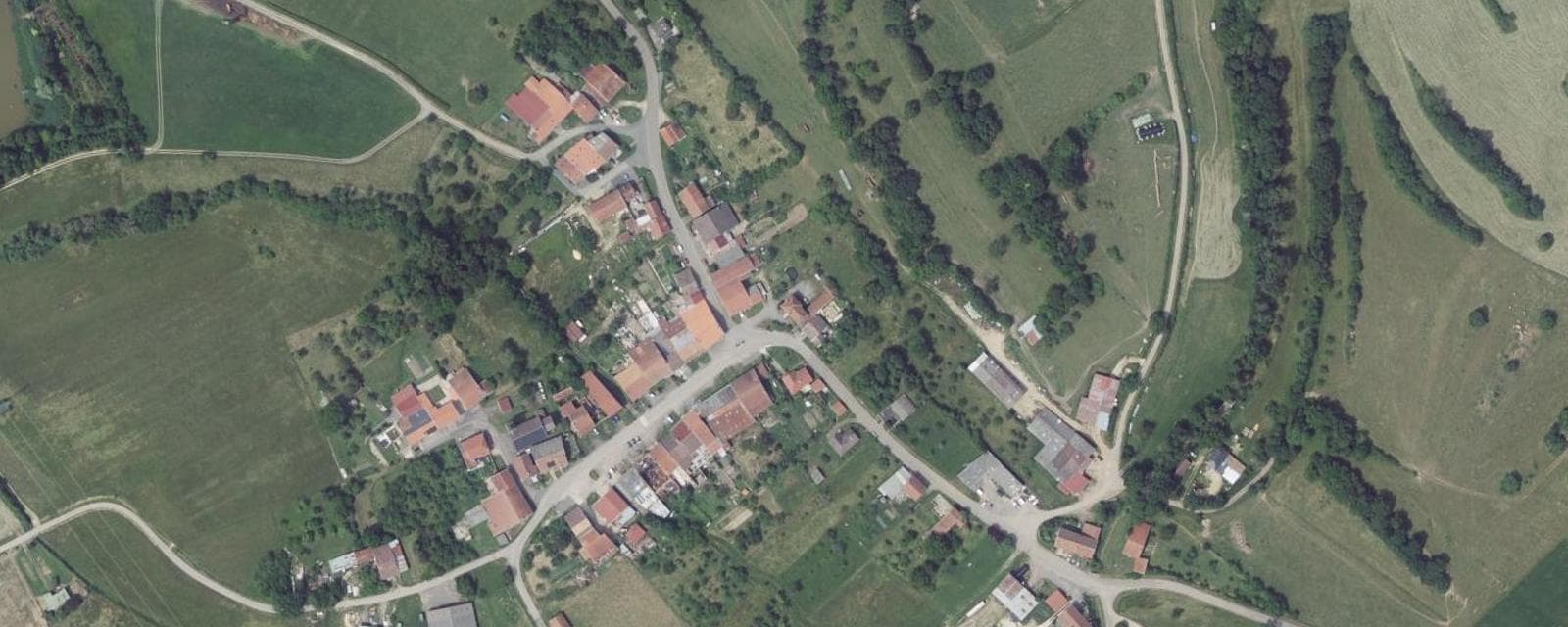 Vue aérienne de Autrepierre (Meurthe-et-Moselle)