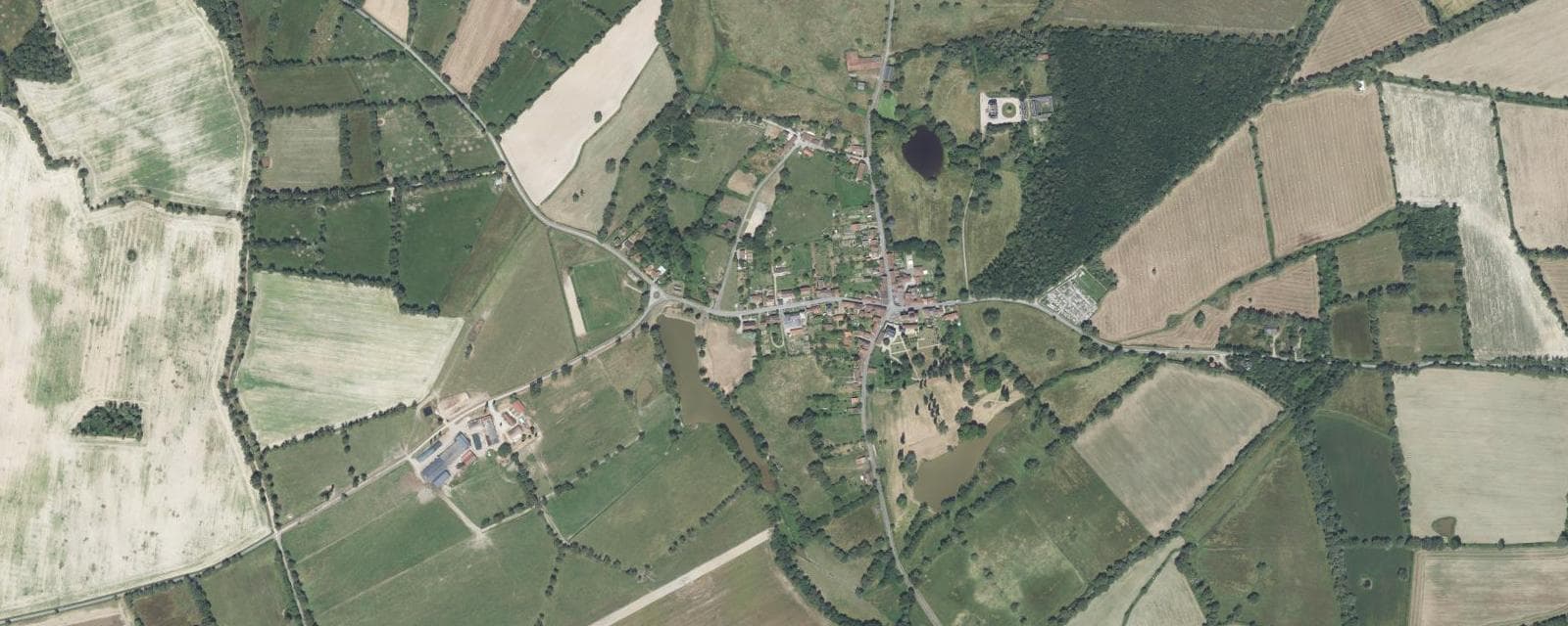 Vue aérienne de Azat-le-Ris (Haute-Vienne)