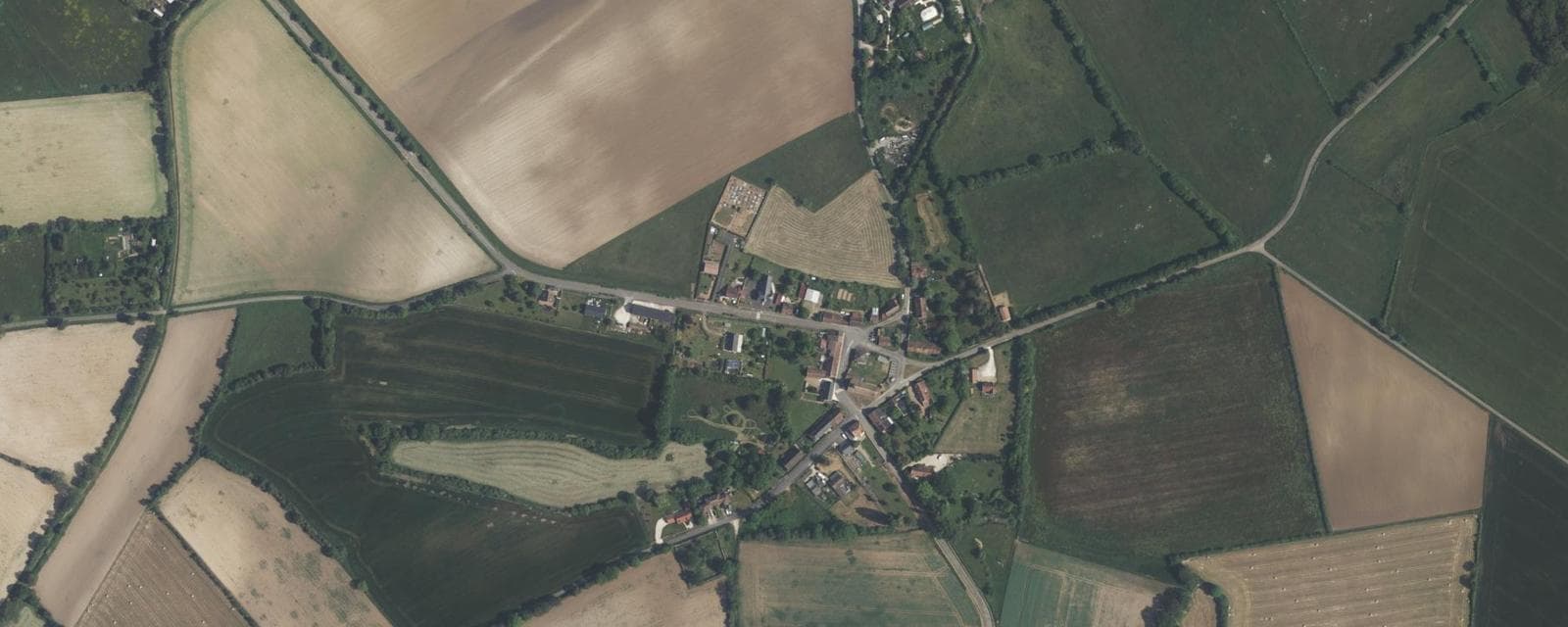 Vue aérienne de Batilly-en-Puisaye (Loiret)