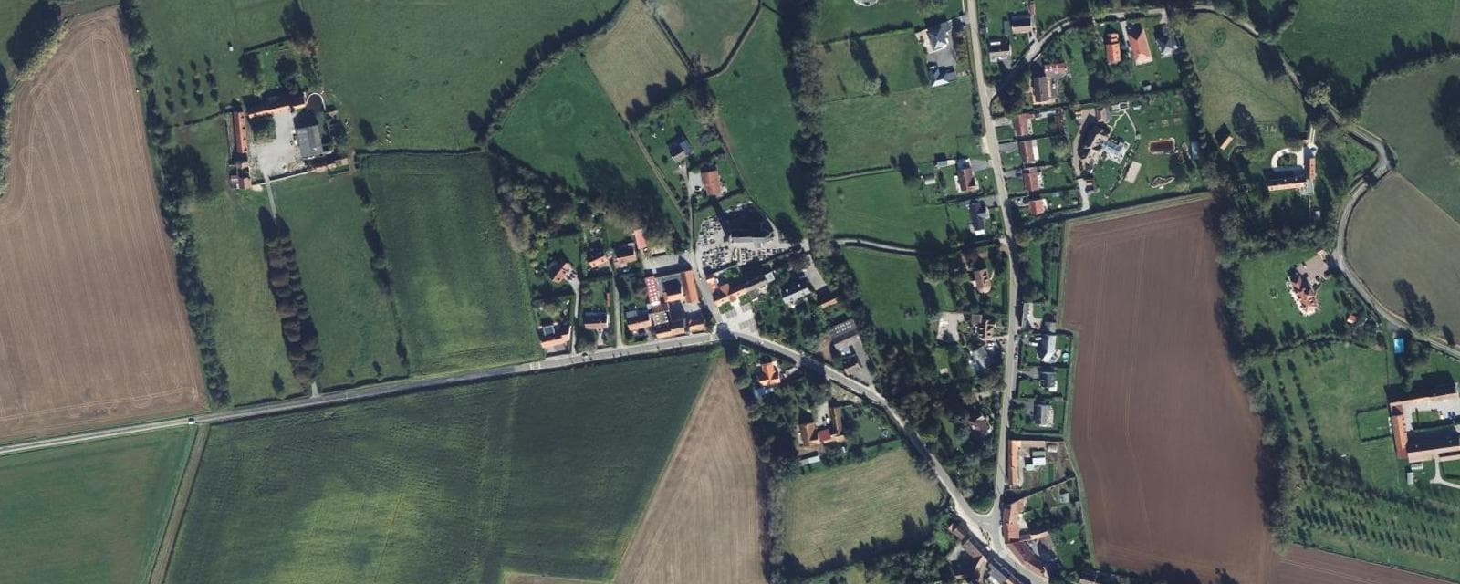 Vue aérienne de Belle-et-Houllefort (Pas-de-Calais)