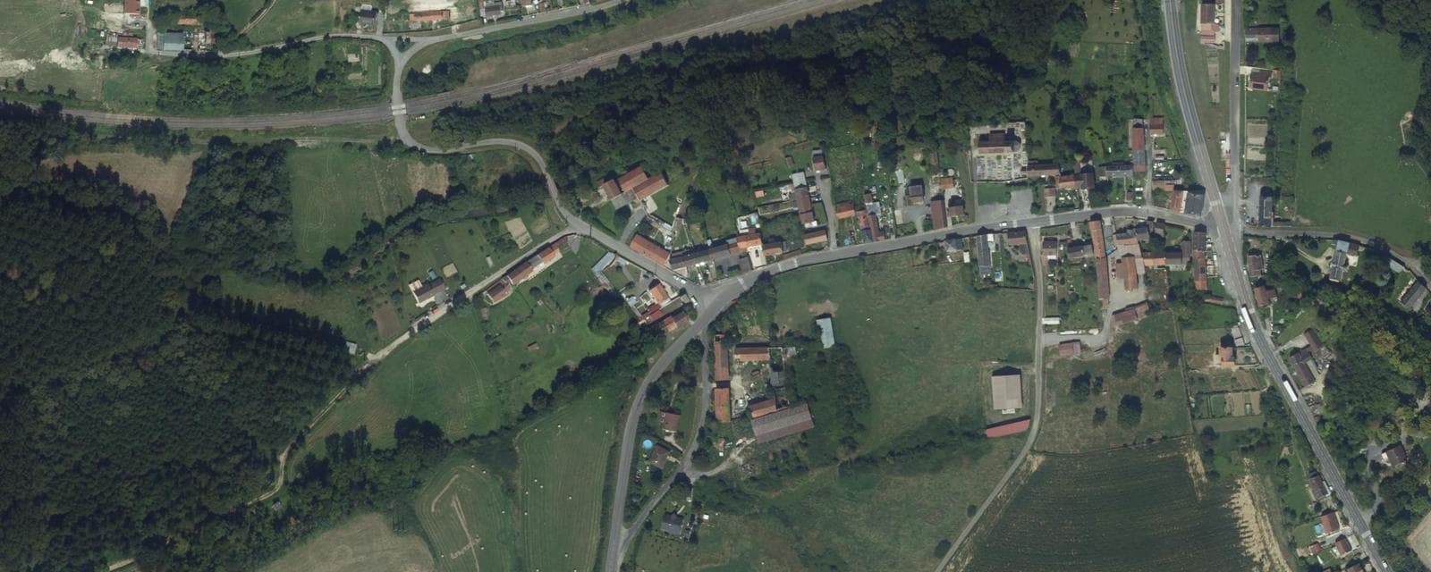 Vue aérienne de Breny (Aisne)