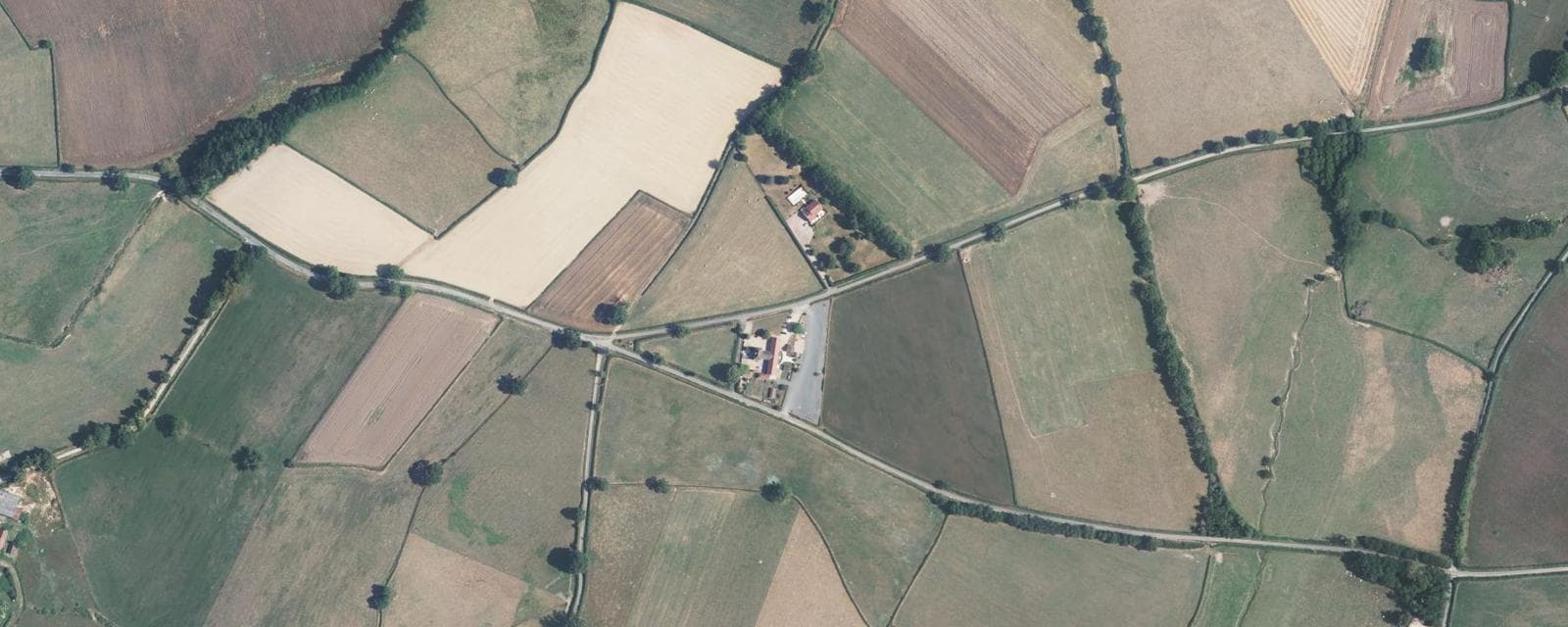 Vue aérienne de Brion (Saône-et-Loire)