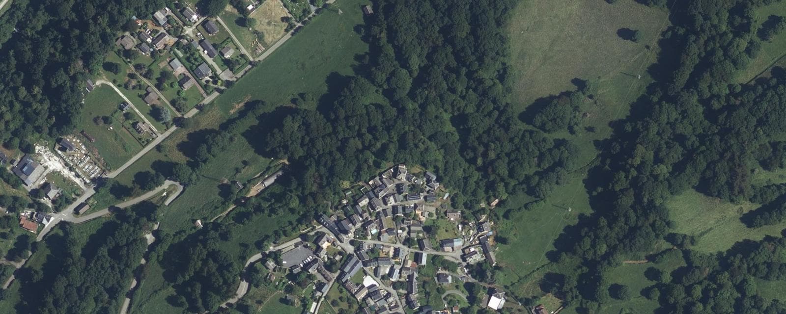 Vue aérienne de Burgalays (Haute-Garonne)