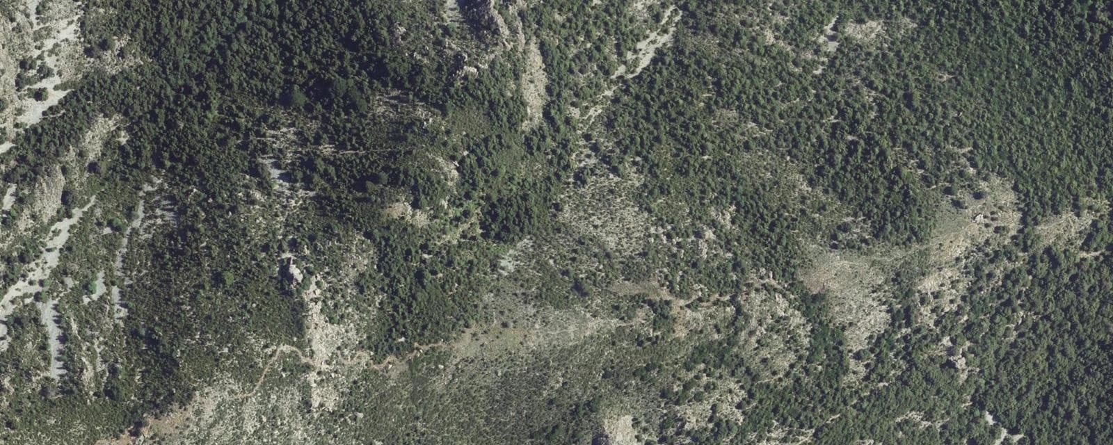 Vue aérienne de Campana (Haute-Corse)