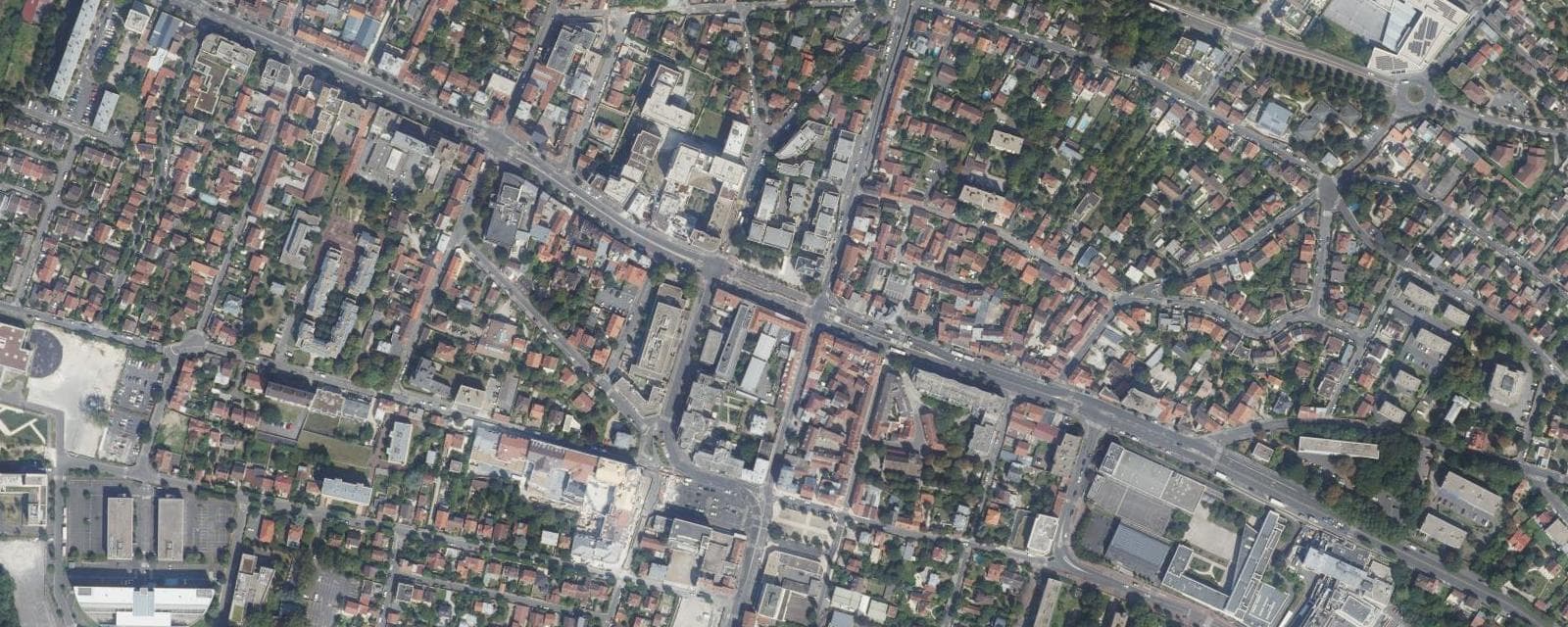 Vue aérienne de Champigny-sur-Marne (Val-de-Marne)