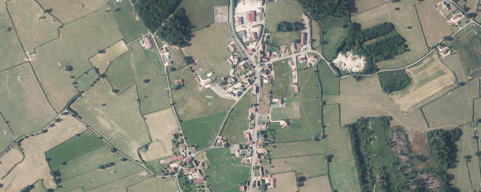Vue aérienne de Changy (Saône-et-Loire)