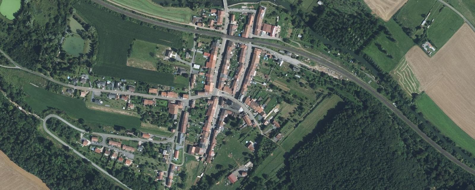 Vue aérienne de Charency-Vezin (Meurthe-et-Moselle)