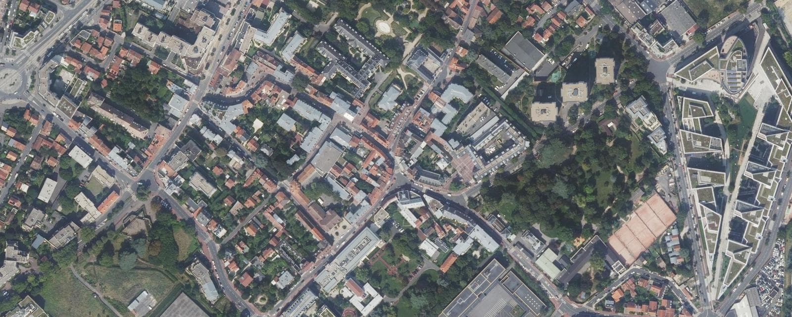 Vue aérienne de Châtillon (Hauts-de-Seine)