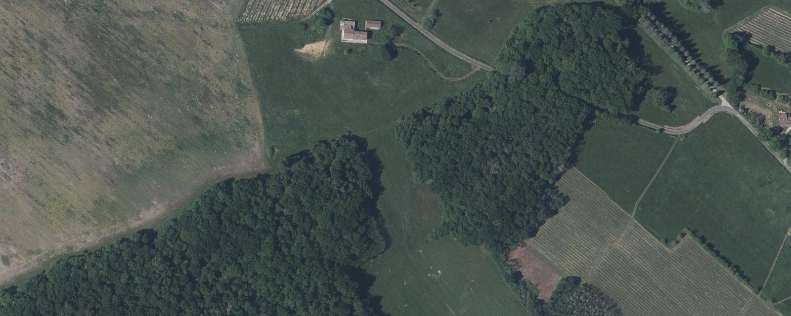 Vue aérienne de Coirac (Gironde)