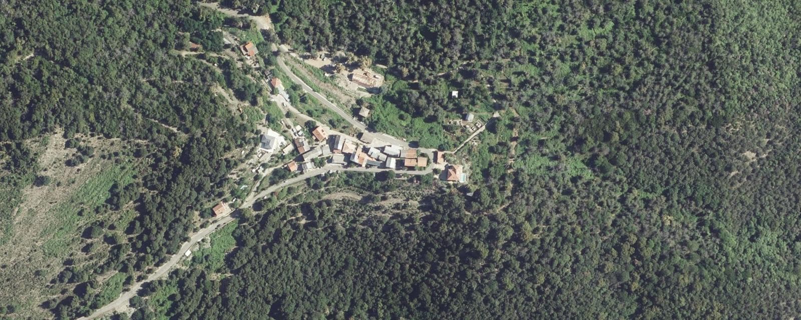 Vue aérienne de Crocicchia (Haute-Corse)