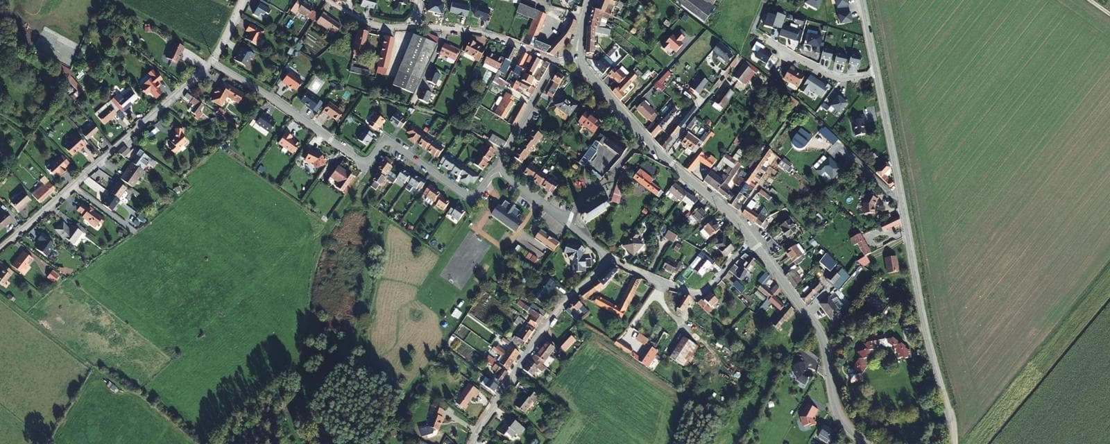 Vue aérienne de Drouvin-le-Marais (Pas-de-Calais)