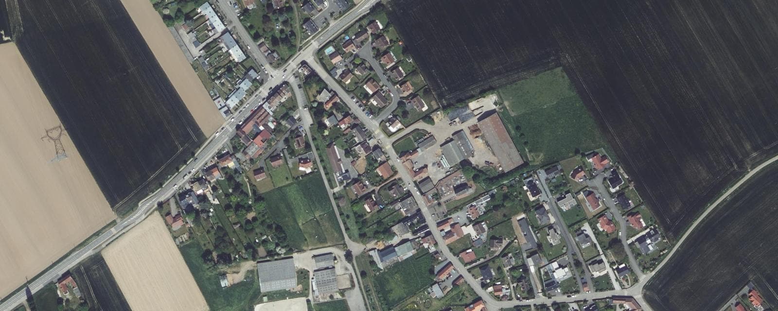 Vue aérienne de Erquinghem-le-Sec (Nord)