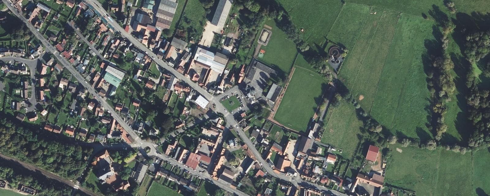 Vue aérienne de Feuchy (Pas-de-Calais)