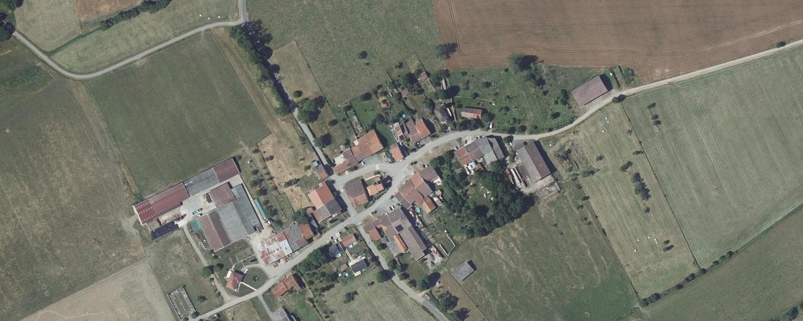 Vue aérienne de Franconville (Meurthe-et-Moselle)