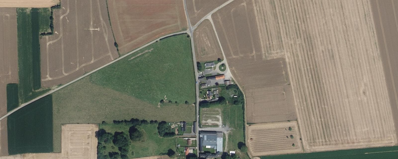 Vue aérienne de Frettemeule (Somme)