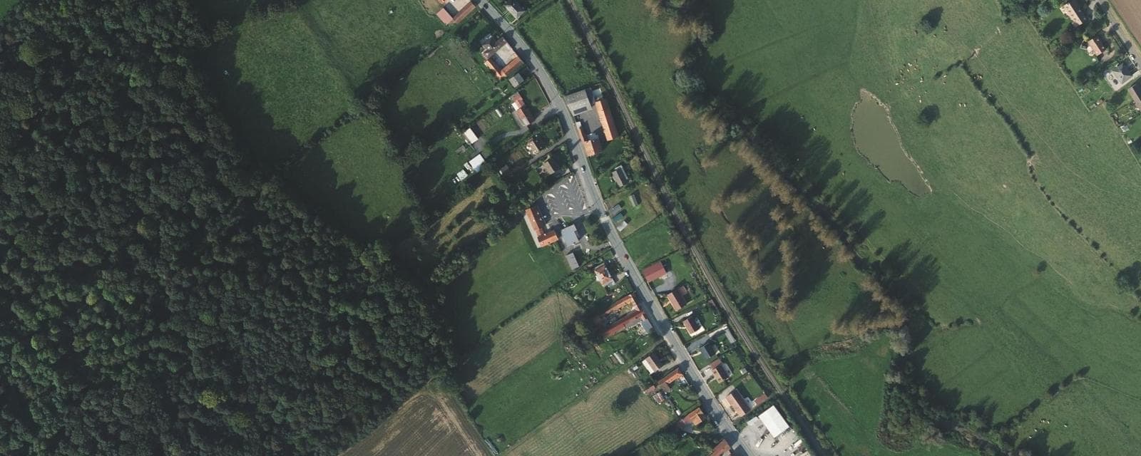 Vue aérienne de Gauchin-Verloingt (Pas-de-Calais)