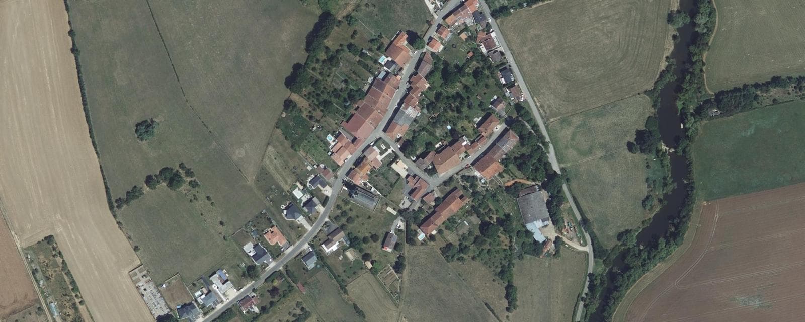 Vue aérienne de Gerbécourt-et-Haplemont (Meurthe-et-Moselle)