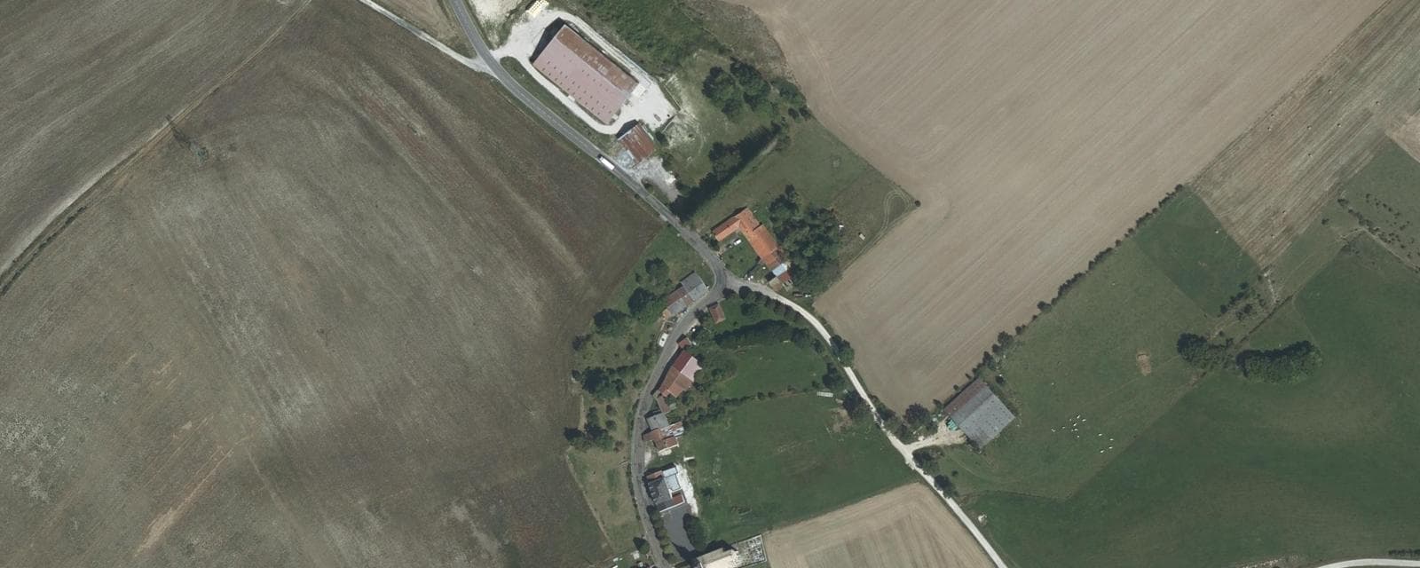 Vue aérienne de Germisay (Haute-Marne)
