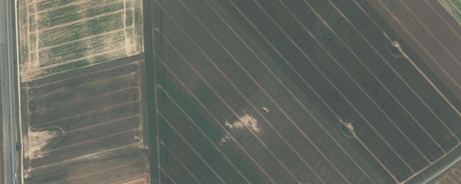 Vue aérienne de Gibercourt (Aisne)