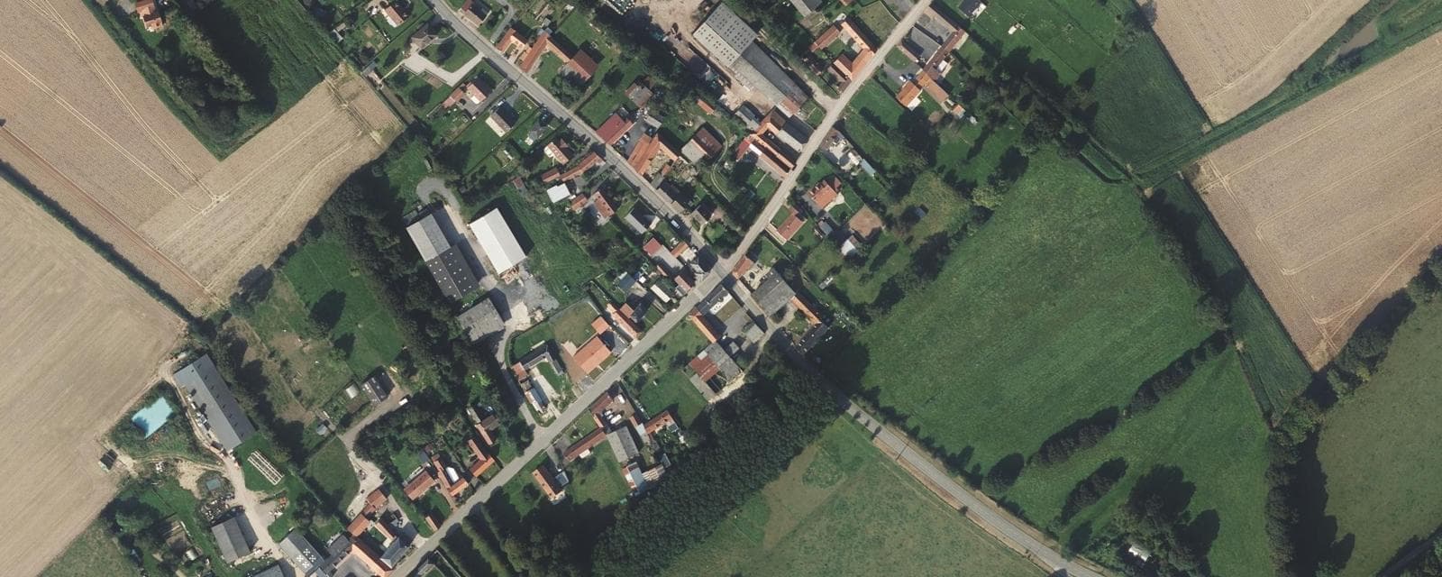 Vue aérienne de Givenchy-le-Noble (Pas-de-Calais)