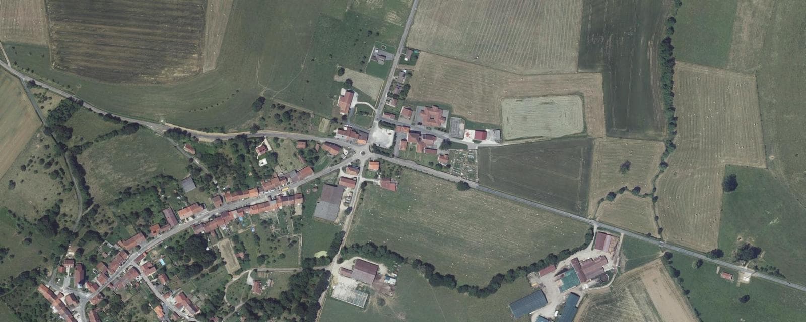 Vue aérienne de Graffigny-Chemin (Haute-Marne)