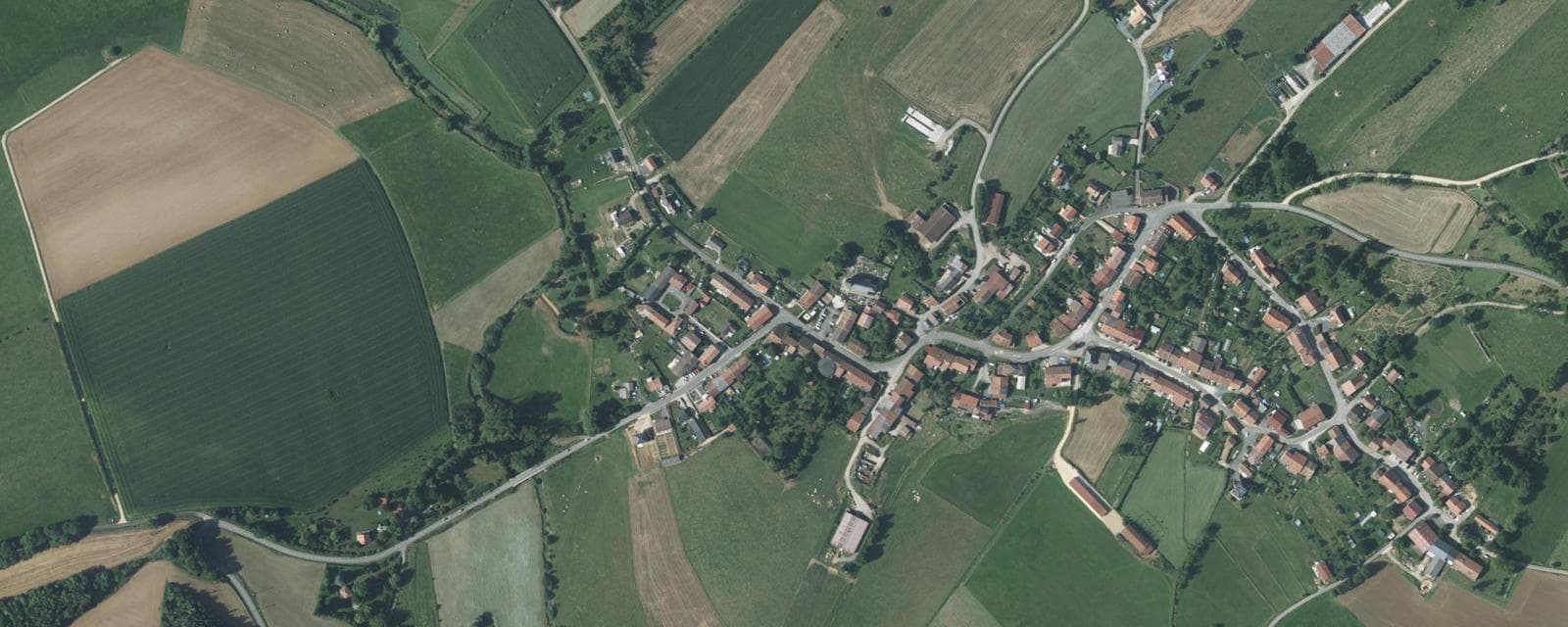 Vue aérienne de Grand-Failly (Meurthe-et-Moselle)