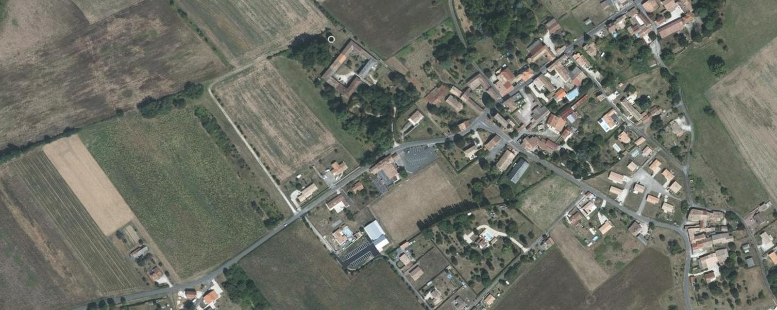 Vue aérienne de Guitinières (Charente-Maritime)