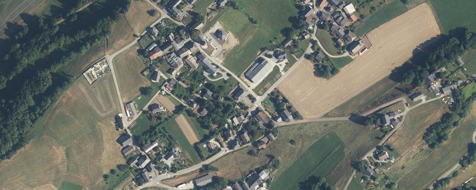 Vue aérienne de Hauteville (Savoie)