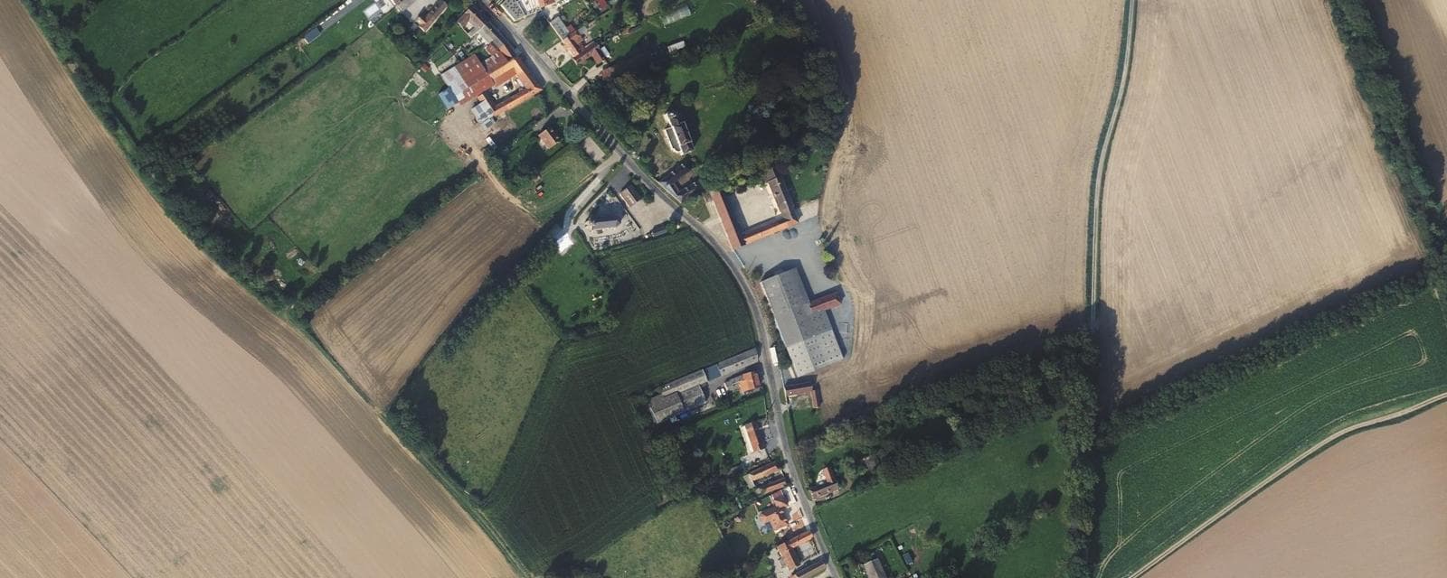 Vue aérienne de Herlincourt (Pas-de-Calais)