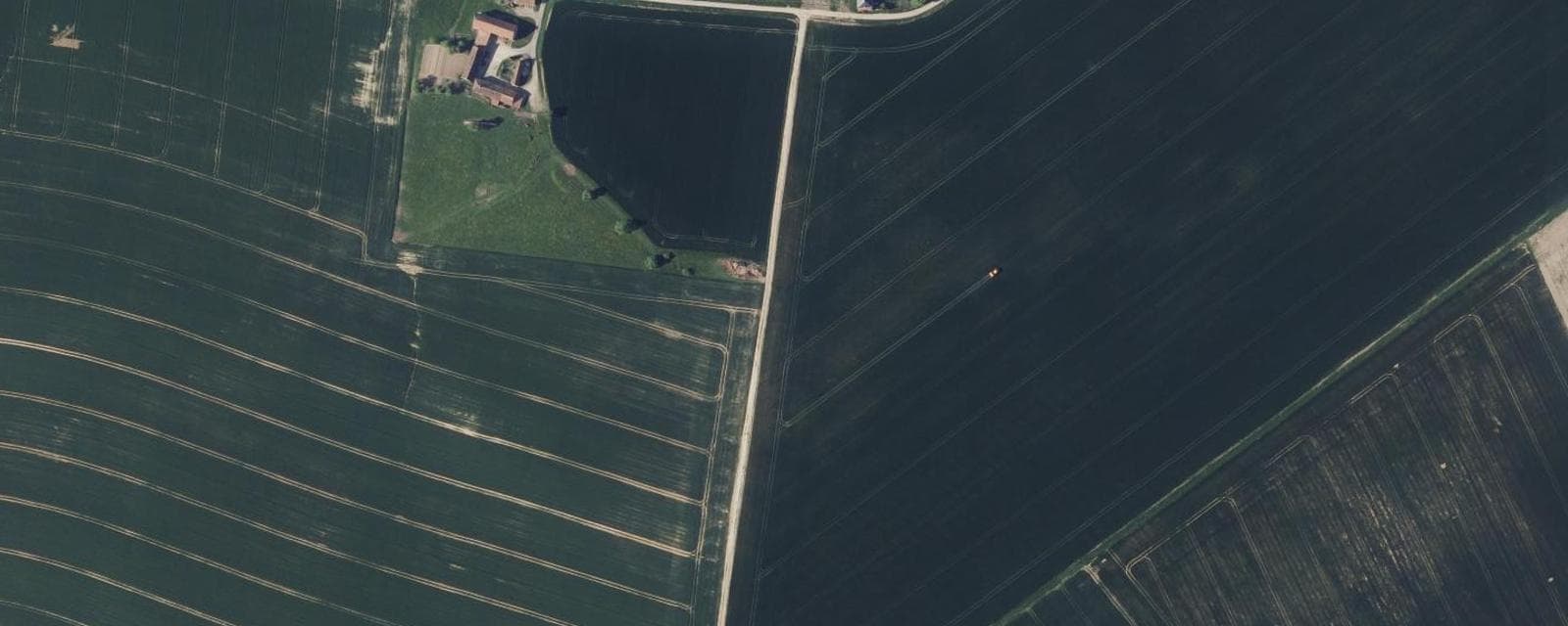 Vue aérienne de Joiselle (Marne)