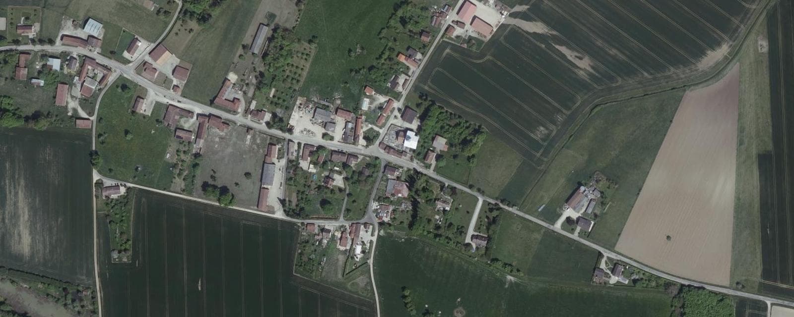 Vue aérienne de Joncreuil (Aube)